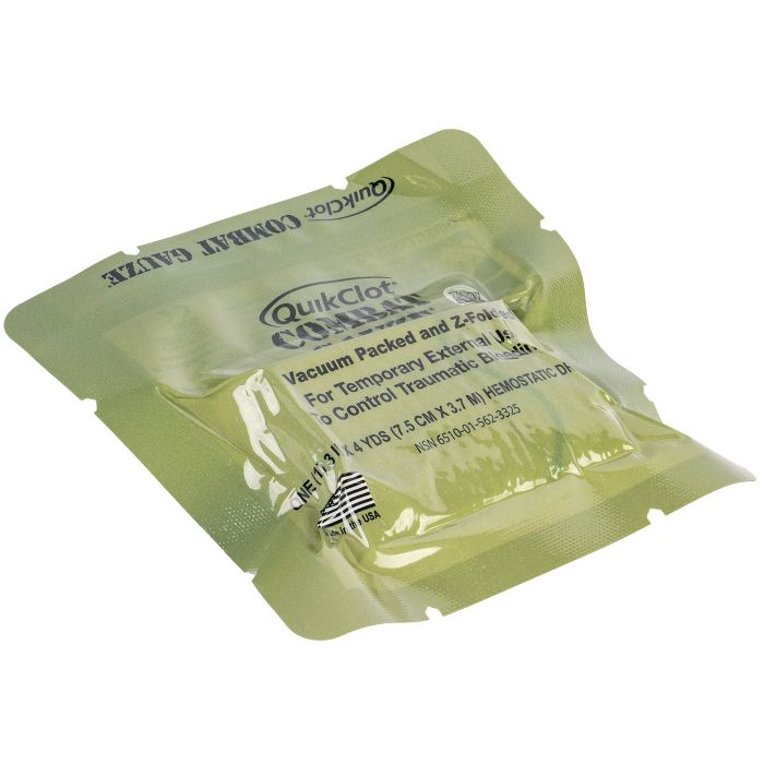 COMBAT GAUZE (GAZE COM AGENTE HEMOSTÁTICO) – TACTICAL MEDICINE ACADEMY