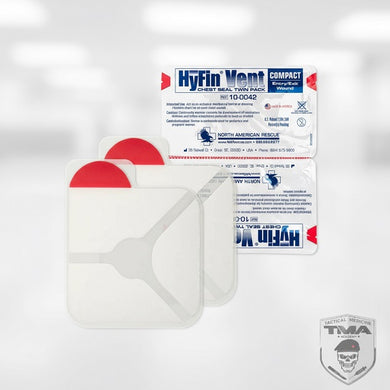 CHEST SEAL DUPLO HYFIN - SELO TÓRAX COMPACTO VALVULADO